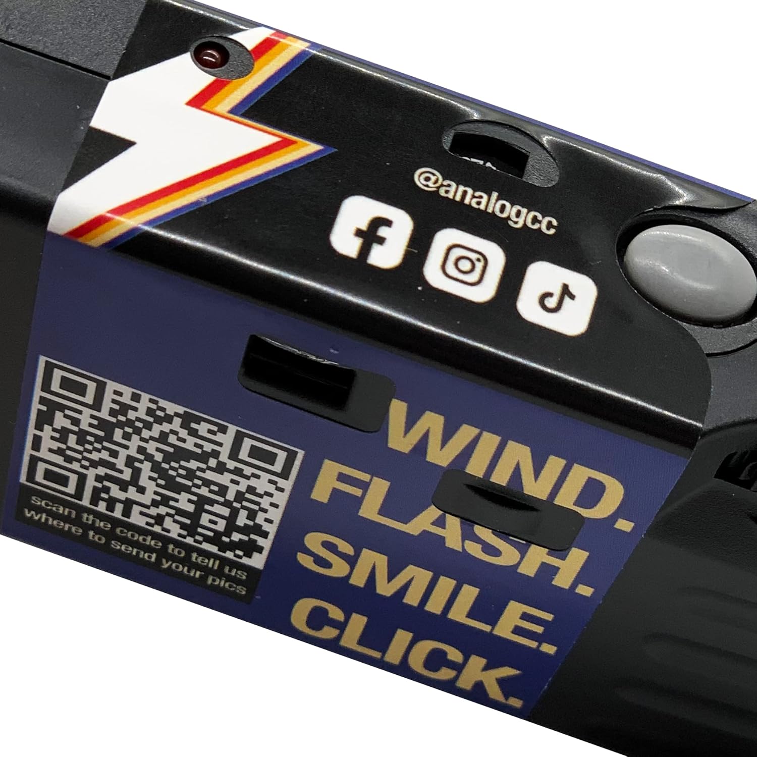 Analog Disposable Camera w/Flash + Development & Digital Uploads (Blue) | 35mm Film Single-Use Camera, 24 Exposures, Pictures Sent to Your Phone - Image 4